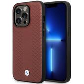 Etui BMW do iPhone 14 Pro 6,1"", Burgundowy MagSafe