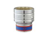 nasadka krótka 12-kątna chromowana 1/2'' 36mm - ky433036mr