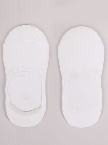 Skarpety stopki dziewczęce skarpetki gładkie ecru 3PAK 31-34 YOCLUB na Arena.pl