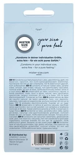 mister size 60mm pack of 10 na Arena.pl