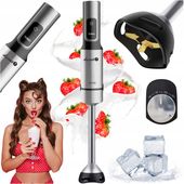 BLENDER RĘCZNY WIELOFUNKCYJNY MIKSER KUCHENNY ROZDRABNIACZ 1500W ŁUCZNIK