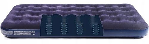 MATERAC JEDNOOSOBOWY DMUCHANY DO SPANIA WELUROWY ŁÓŻKO Z POMPKA 1 na Arena.pl