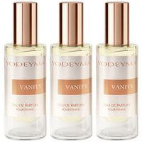 Zestaw 3x Yodeyma Vanity Woda Perfumowana dla Kobiet 15 ml