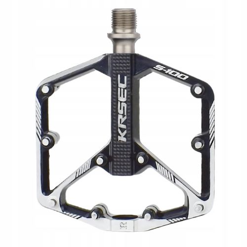 PEDAŁY PLATFORMOWE ROWEROWE ALUMINIOWE MOCNE ŁOŻYSKA MASZYNOWE PINY CZARNE na Arena.pl