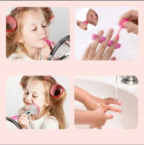 Kuferek Kosmetyków Do Paznokci i Makijażu MakeUp Zestaw Makijaż dla dzieci na Arena.pl