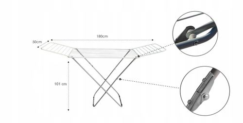 suszarka balkonowa tina silver na Arena.pl