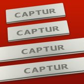 Listwa progowa RENAULT CAPTUR Stal nierdzewna 304 mat 4szt