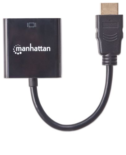 KONWERTER MANHATTAN  HDMI NA VGA 1080P M/F ZASILANIE MICRO USB 151467 na Arena.pl