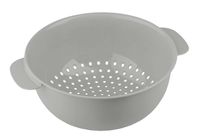 Cedzak durszlak z uszami MOLLY 23,5 cm szary do odcedzania makaronu płukania warzyw owoców