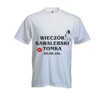 KOSZULKI t-shirt WIECZÓR KAWALERSKI z imieniem