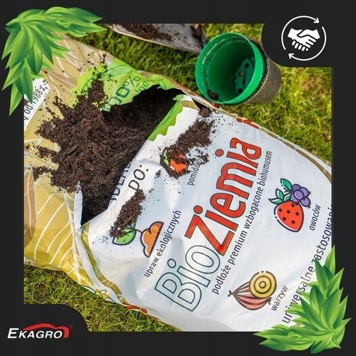 Bio Ziemia Uniwersalna do kwiatów warzyw z Nawozem Podłoże Kompostowe na Arena.pl