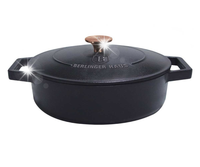 BH-6493 - Garnek Żeliwny 26 cm 2,6 l Berlinger Haus Black Rose Collection