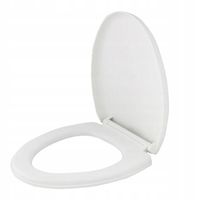 Deska Sedesowa Klozetowa Wolnoopadająca do WC Uniwersalna Łatwy Montaż V