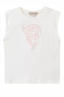 Emilio Pucci Koszulka z logo z bawełny 6LAT