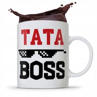 Kubek Na Dzień Ojca Dla Taty Tata Boss Prezent Z Nadrukiem Ze Zdjęciem