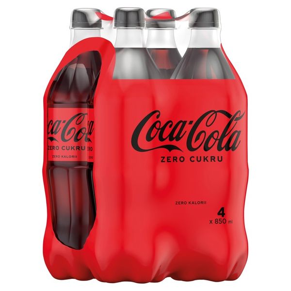 Coca-Cola Zero napój gazowany 4x850ml zdjęcie 2
