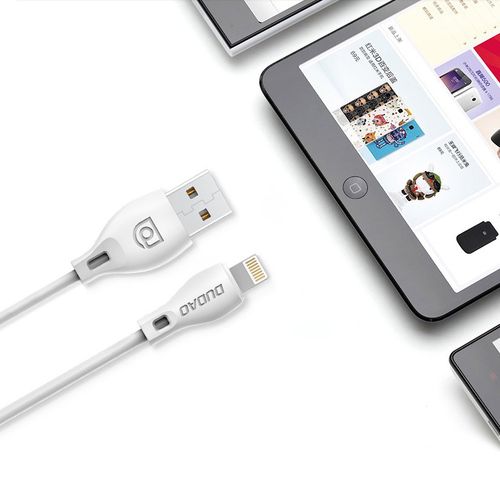 Przewód kabel do iPhone USB - Lightning 2.4A 1m biały na Arena.pl