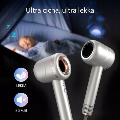 Inteligentna suszarka do włosów Air Essence MistralBlow iQ Ionic Gold&Grey na Arena.pl