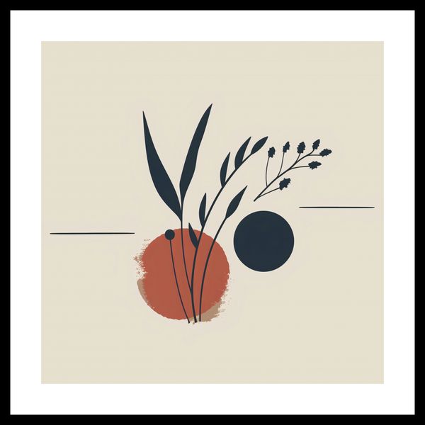 Plakat 50x50cm Botaniczna Barwa zdjęcie 3