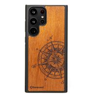 Drewniane Etui Bewood na Samsung Galaxy S23 Ultra TRAVELER MERBAU