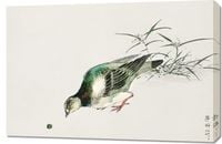 Obraz 90x60cm Turtle Dove, Kashu Japoński Vintage do Salonu