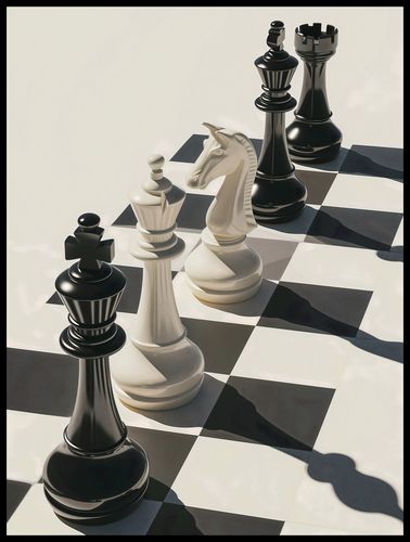 Plakat 60x80cm Szach i Mat na Arena.pl