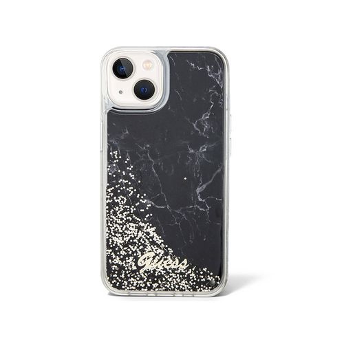 Guess Liquid Glitter Marble - Etui iPhone 14 (Czarny) na Arena.pl