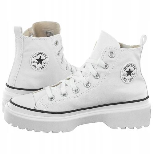 Converse Trampki Chuck Taylor All Star Lugged Lift Hi A03012C Biały R38,5 na Arena.pl