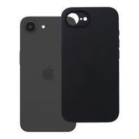 Etui na iPhone 16e (SE 4 2025) / 17e Silicone 2mm (camera protection) czarne