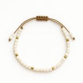 bransoletka na rękę stal chirurgiczna pozłacana 14k złotem