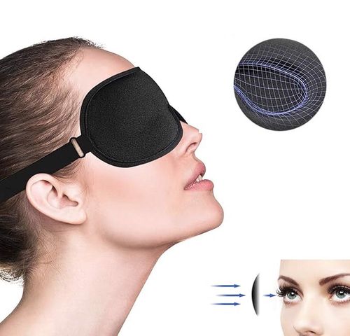 opaska na oczy do spania 3d czarna na Arena.pl