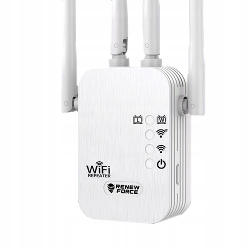WZMACNIACZ Sygnału WiFi Sieci 5ghz MOCNY 1200Mb/s Zasięg WiFi REPEATER 4w1 na Arena.pl