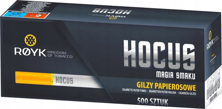 Gilzy papierosowe HOCUS 500szt X 5 zdjęcie 2