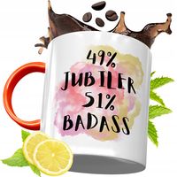 Kubek Pomarańczowy Dla Jubilera Prezent Z Nadrukiem Ze Zdjęciem