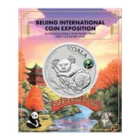 Koala 1 uncja Srebra 2025 Panda Privy Mark (Beijing International Coin Exposition)