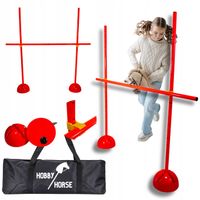 2x PRZESZKODA HOBBY HORSE DO SKAKANIA KOŃ NA KIJU Płotek Treningowy 120 CM