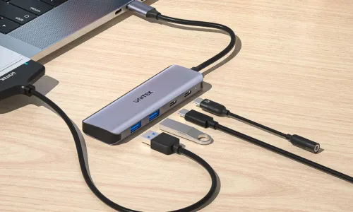 Unitek Hub USB-C 3.1, 2 x USB-A, 2 x USB-C, 5 Gbps na Arena.pl