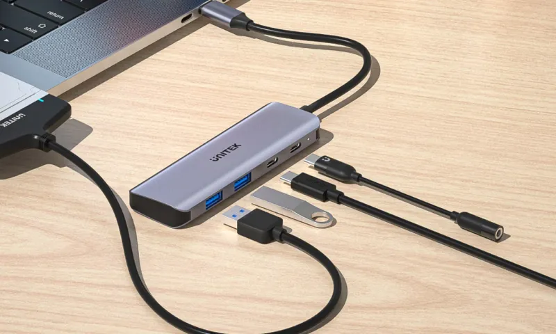 Unitek Hub USB-C 3.1, 2 x USB-A, 2 x USB-C, 5 Gbps zdjęcie 5