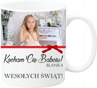 FOTO KUBEK Z imieniem PREZENT na ŚWIĘTA MIKOŁAJKI