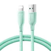 Kabel Joyroom Multi-Color Series S-A34 USB-A / Lightning 3A 1m - zielony
