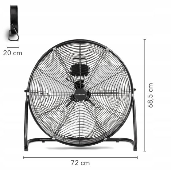 Wentylator przemysłowy Trotec TVM 24 D 9178 m3/h zdjęcie 3