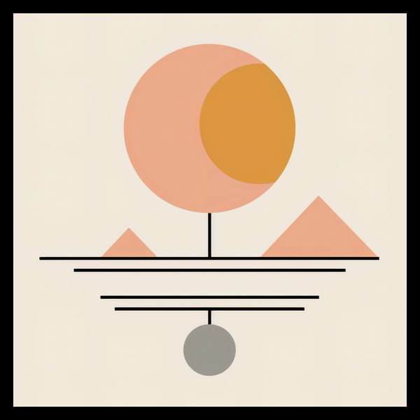 Plakat 30x30cm Geometryczna Utopia zdjęcie 2