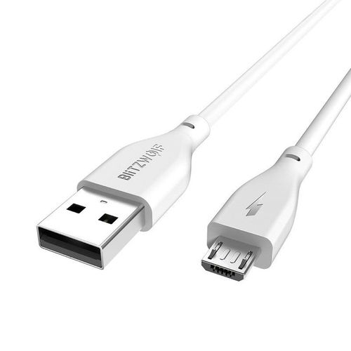 Kabel Micro USB AmpCore II BlitzWolf BW-MC10 0,3m biały na Arena.pl