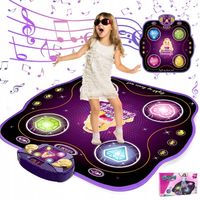 DZIECIĘCA MATA DO TAŃCA ANTYPOŚLIZGOWA wodoodporny MATA 100cm DO TAŃCA LED