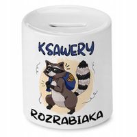 Skarbonka 330 Ml Dla Ksawerego Syna Dziecka Z Nadrukiem Ze Zdjęciem