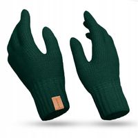 NANDY Rękawiczki Damskie Zimowe Pięciopalczaste Klasyczna Gładkie na