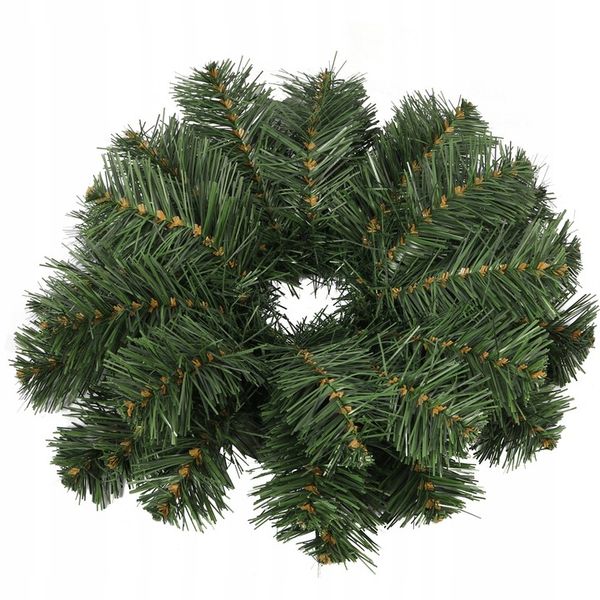 Wianek świerkowy zielony 30 cm zdjęcie 7