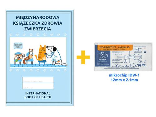 Mikroczip IDW-2 616 + książeczka zdrowia zwierzęcia - zestaw na Arena.pl