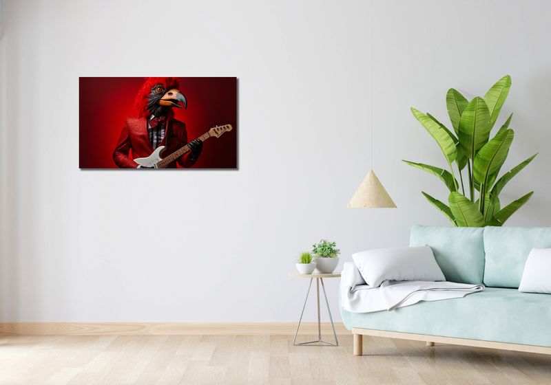 Obraz 90x50cm Zwierzęcy Rock'n'Roll zdjęcie 2