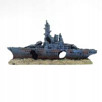 AQUA NOVA DEKORACJA DO AKWARIUM STATEK AN673 23cm